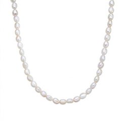 Valero Pearls Naszyjnik z pereł srebro wysokiej próby Perła hodowlana słodkowodna żółte złoto Naszyjniki 1 ct Damski. Żółte naszyjniki damskie Valero Pearls, pozłacane. Za 348.99 zł.