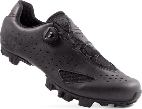 Buty Lake MX177. Czarne buty trekkingowe męskie Lake, z gumy, bez zapięcia, rowerowe. Za 712.50 zł.