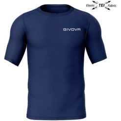 Koszulka Sportowa Givova Corpus 2XL dla Mężczyzn - Oddychająca i Lekka. Niebieskie bielizna termoaktywna męska Givova, m, bez wzorów. Za 74.99 zł.
