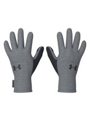 Under Armour Rękawiczki "Storm" w kolorze szarym rozmiar: L. Szare rękawiczki męskie Under Armour, bez wzorów, z materiału. Za 92.86 zł.