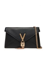 Valentino Torebka Stella VBS9AK17 Czarny. Czarne torebki klasyczne damskie Valentino, bez wzorów, ze skóry, wizytowe, bez kołnierzyka, bez ramiączek. Za 389.99 zł.
