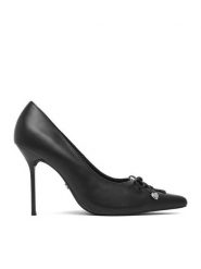 Juicy Couture Szpilki CEO-C5180-1 Czarny. Czarne szpilki Juicy Couture, bez wzorów, bez obcasa. Za 229.99 zł.