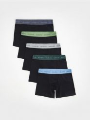 5 pack bokserek Long - czarny. Czarne bokserki męskie Reserved, bez wzorów. Za 109.99 zł.
