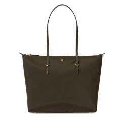 Torebka LAUREN RALPH LAUREN. Zielone torebki klasyczne damskie Lauren Ralph Lauren, bez wzorów, bez dodatków. Za 639.99 zł.