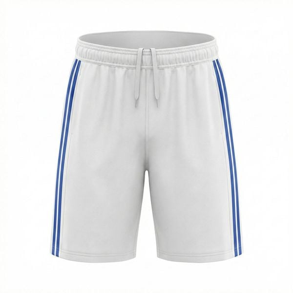 Krótkie Spodenki Na Zewnątrz Francja 2026/27. Białe szorty męskie Adidas, bez kołnierzyka. Za 303.00 zł.