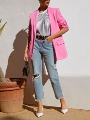 Milan Kiss Koszulka w kolorze biało-czarnym rozmiar: M. Białe bluzki damskie Milan Kiss, m, bez wzorów, bez kołnierzyka, bez ramiączek. Za 113.99 zł.