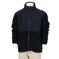 Second life - Kurtka polarowa męska Denali Polo Ralph Lauren - Stan bardzo dobry. Czarne kurtki treningowe męskie Ralph Lauren, l, bez wzorów, z polaru, trekkingowe. Za 383.36 zł.