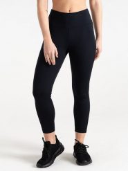 Dare 2b Legginsy sportowe "Revived" w kolorze czarnym rozmiar: 46. Czarne legginsy sportowe damskie Dare 2b, bez wzorów, z materiału, outdoorowe. Za 88.02 zł.