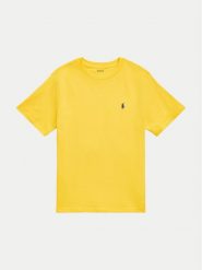 Polo Ralph Lauren T-Shirt 323832904172 Żółty Regular Fit. Żółte t-shirty chłopięce Polo Ralph Lauren, bez wzorów, z bawełny, bez ramiączek. Za 159.99 zł.
