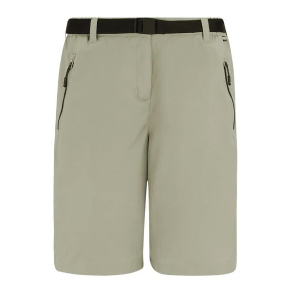 Damskie szorty bermudzkie Regatta Xert Stretch. Brązowe szorty damskie Regatta, bez wzorów, sportowe. W wyprzedaży za 159.99 zł.