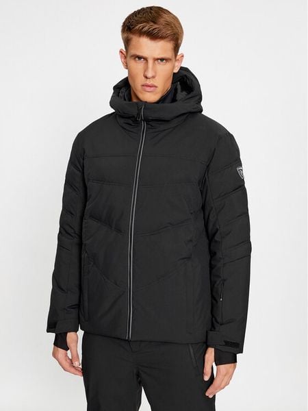 Rossignol Kurtka narciarska RLMMJ05 Czarny Standard Fit. Czarne kurtki narciarskie i snowboardowe damskie Rossignol, m, bez wzorów, z syntetyku, bez kaptura, narciarskie. Za 1,500.00 zł.