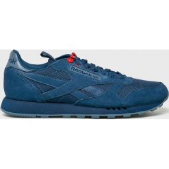 Reebok Classic - Buty Cl Leather Mu. Niebieskie buty sportowe na co dzień męskie Reebok Classic, z gumy, bez zapięcia, reebok classic. W wyprzedaży za 319.90 zł.