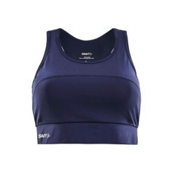 Koszulka treningowa damska Craft Sport-bh Top Rush. Niebieskie topy sportowe damskie Craft, s, bez wzorów, z materiału, bez ramiączek. Za 169.99 zł.