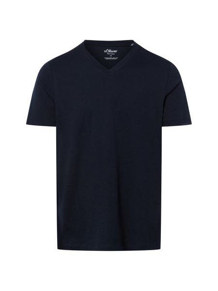 S.Oliver Koszulka Kobiety Bawełna (100%) niebieski, XL. Niebieskie t-shirty damskie S.Oliver, s, bez wzorów, z bawełny, bez kołnierzyka. Za 59.95 zł.