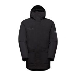 Kurtka zimowa męska Mammut Chamuera HS Thermo. Czarne kurtki męskie Mammut, na zimę, m, bez wzorów, sportowe, bez kaptura. Za 839.99 zł.