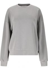Damska bluza z okrągłym dekoltem Athlecia Jillnana. Szare bluzy bez kaptura damskie Athlecia, s, z materiału. Za 257.50 zł.
