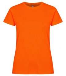 Clique Basic Active-T Women Koszulka 100% poliester – Visibility Orange. Brązowe t-shirty damskie CLIQUE, l, bez wzorów, z dzianiny, bez kołnierzyka. Za 101.73 zł.