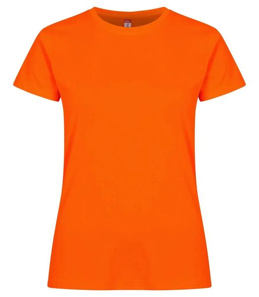 Clique Basic Active-T Women Koszulka 100% poliester – Visibility Orange. Brązowe t-shirty damskie CLIQUE, l, bez wzorów, z dzianiny, bez kołnierzyka. Za 101.73 zł.