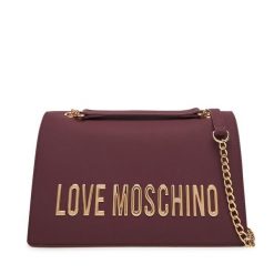 Torebka LOVE MOSCHINO. Czerwone torebki klasyczne damskie Love Moschino, bez wzorów, wizytowe, bez kołnierzyka, bez ramiączek. Za 659.99 zł.