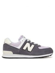 New Balance Sneakersy G57436O Szary. Szare buty sportowe dziewczęce New Balance, bez wzorów, z materiału, bez zapięcia. Za 429.99 zł.