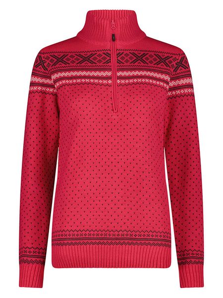 CMP Sweter w kolorze czerwonym rozmiar: 36. Czerwone golfy damskie CMP, bez kołnierzyka. Za 249.95 zł.