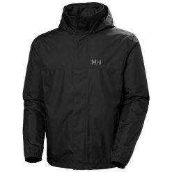 Kurtka wodoodporna Helly Hansen Vancouver. Czarne kurtki męskie Helly Hansen, na lato, m, bez wzorów, bez kaptura. Za 666.00 zł.