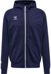 Bawełniana bluza z kapturem zapinana na zamek Hummel Move Grid. Niebieskie bluzy z kapturem męskie HUMMEL, xl, z bawełny. Za 261.80 zł.