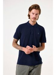 Garcia Koszulka polo w kolorze granatowym rozmiar: S. Niebieskie koszulki polo męskie Garcia, s, bez wzorów, z bawełny, bez ramiączek. Za 70.24 zł.