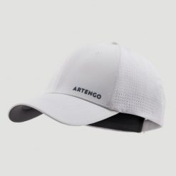 CZAPKA SPORTOWA Z DASZKIEM tenis TC 900 ROZMIAR 56. Białe czapki męskie ARTENGO, bez wzorów, z elastanu, sportowe. Za 39.99 zł.