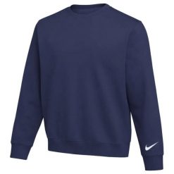 Bluza dresowa sportowa męska Park 26 Fleece Crew Swoosh. Niebieskie bluzy bez kaptura męskie Nike, m, z bawełny. Za 189.99 zł.