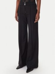 Patrizia Pepe Spodnie materiałowe 8P0813/A715 Czarny Wide Leg. Czarne spodnie materiałowe damskie Patrizia Pepe, bez wzorów, z materiału. Za 1,159.00 zł.
