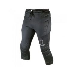 Spodnie bramkarskie do piłki nożnej CALÇA 3/4 LOGO SENIOR. Czarne szorty męskie HO SOCCER, bez wzorów, z materiału. Za 199.80 zł.