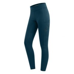 Thermalne legginsy jeździeckie z polaru dla kobiet ELT Rica. Niebieskie legginsy damskie ELT, l, bez wzorów, z dzianiny. Za 287.50 zł.
