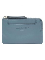 Liebeskind Berlin Skórzany portfel w kolorze błękitnym - 13 x 8 cm rozmiar: onesize. Niebieskie portfele damskie LIEBESKIND BERLIN, bez wzorów, z materiału. Za 113.99 zł.