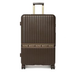 Walizka duża Nine West. Brązowe walizki męskie Nine West, bez wzorów, duże. Za 399.99 zł.
