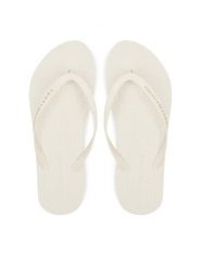 Tommy Hilfiger Japonki Hilfiger Strap Beach Sandal FW0FW08736 Écru. Klapki damskie Tommy Hilfiger, bez wzorów, z materiału, bez obcasa. Za 179.99 zł.