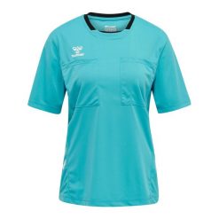 Koszulka damska Hummel hml referee chevron. Niebieskie bluzki damskie HUMMEL, s, bez wzorów, bez kołnierzyka. Za 193.50 zł.
