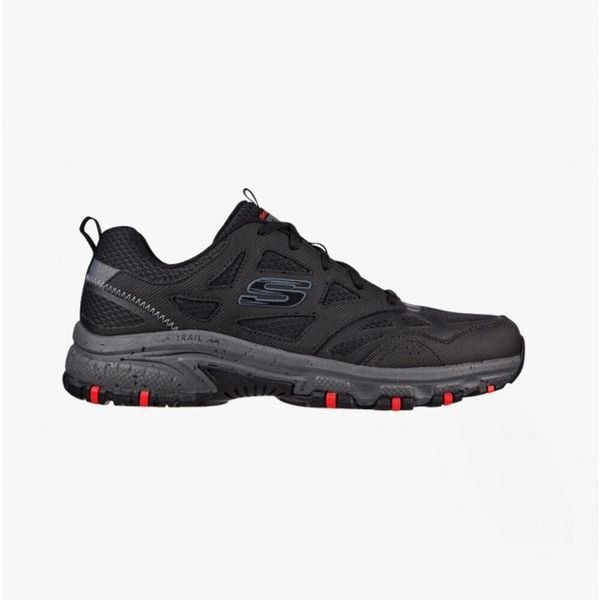 Buty sneakers Męskie Skechers. Czarne buty trekkingowe męskie Skechers, bez zapięcia. Za 229.99 zł.