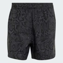 SZORTY D4T PrimeLift AOP. Czarne szorty męskie Adidas, z materiału, bez kołnierzyka. Za 219.00 zł.