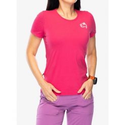 Koszulka wspinaczkowa damska E9 Awa2.4. Czerwone bluzki sportowe damskie E9, bez wzorów, bez ramiączek. Za 150.99 zł.
