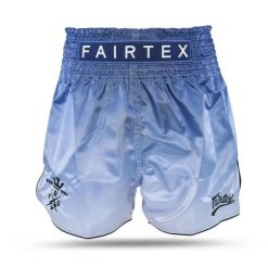 Szorty do boksu tajskiego Fairtex X Booster FXB. Niebieskie szorty męskie FAIRTEX, bez wzorów, eleganckie. Za 281.00 zł.