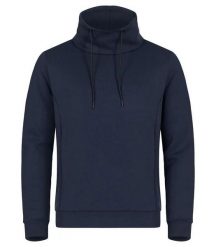 Clique Hobart bluza z wysokim kołnierzem Dark Navy. Niebieskie bluzy bez kaptura męskie CLIQUE, m, z elastanu. Za 201.82 zł.