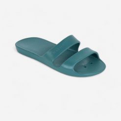 Klapki basenowe damskie Nabaiji 100 Basic. Klapki damskie NABAIJI, bez wzorów, bez obcasa. Za 29.99 zł.
