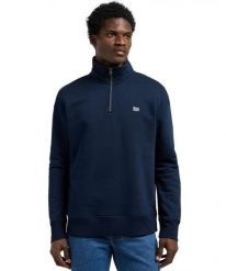 MESKA BLUZA LEE HALF ZIP SWS RIVET NAVY 112371840. Niebieskie bluzy bez kaptura męskie Lee, l. Za 189.99 zł.