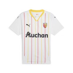 Męska koszulka RC Lens 24/25 PUMA White Pelé Yellow. Białe t-shirty sportowe męskie Puma, m, ze lnu, bez ramiączek, do piłki nożnej. W wyprzedaży za 250.00 zł.
