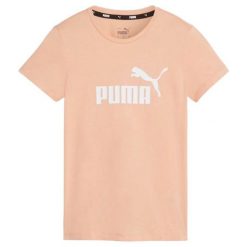 T-shirt Damski Logo Essential. Brązowe t-shirty damskie Puma, xl, bez wzorów, bez kołnierzyka. Za 128.99 zł.