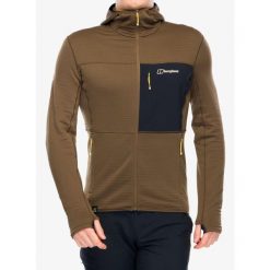 Bluza rozpinana męska Berghaus Ridge-Hiker Hoody. Brązowe bluzy bez kaptura męskie Berghaus, l. Za 424.99 zł.
