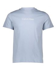 Calvin Klein Koszulka w kolorze błękitnym rozmiar: XS. Niebieskie t-shirty damskie CALVIN KLEIN, xs, bez wzorów, z bawełny, bez kołnierzyka. Za 104.99 zł.