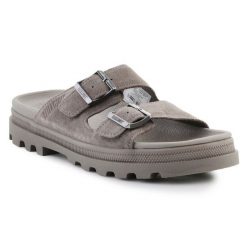 Klapki Palladium Dunelite Riviera Sde 74455-276-M szare. Szare klapki damskie bez wzorów, bez obcasa. Za 531.19 zł.