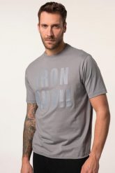 Męski T-shirt fitness Belly Fit rękaw 1/2 Iron Anvil szybkoschnący. Szare t-shirty męskie JAY-PI, l, bez wzorów, z bawełny, bez kołnierzyka. Za 139.99 zł.